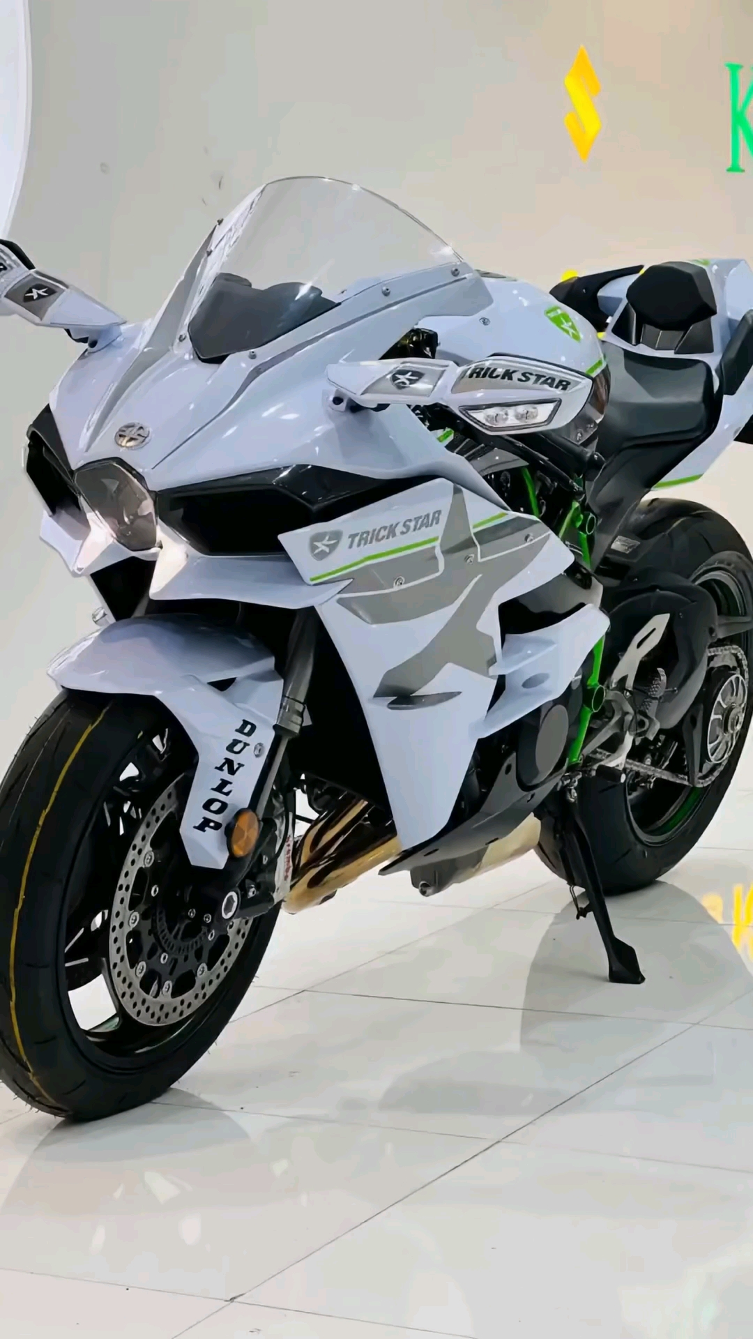 摩托车#川崎h2重机车