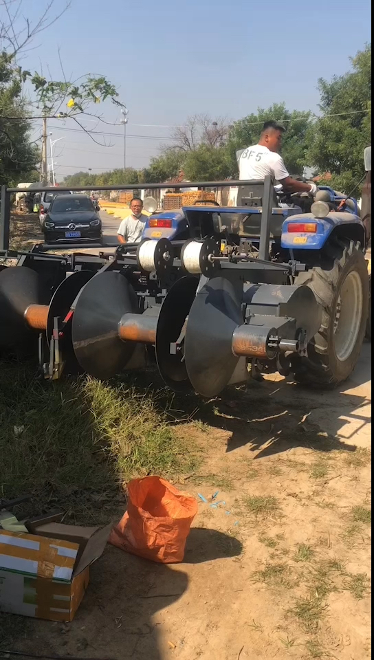 大葱开沟机#2023年大葱开沟起垄机,种植大葱开沟再也不愁