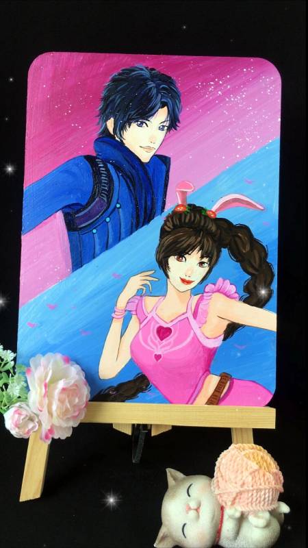 斗罗大陆#老妈画的唐三和小舞vs我画的唐三和小舞你喜欢哪幅?-度惺佑