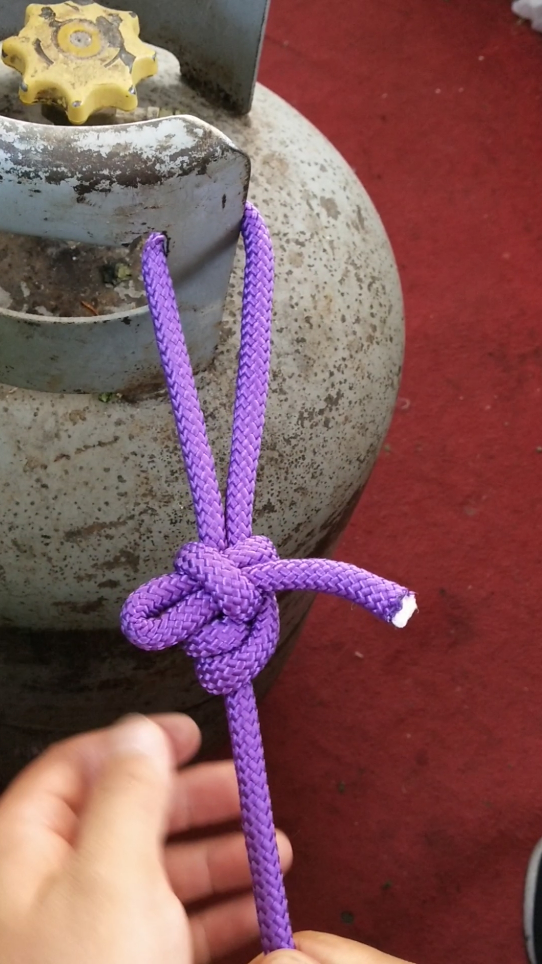 实用绳结#实用活扣压扣结!