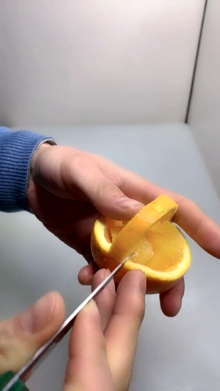 柠檬教学,如何切出花篮,分享给大家.