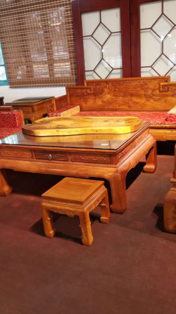 泰国花梨,大果花梨,草花梨红木家具材-全民小视频