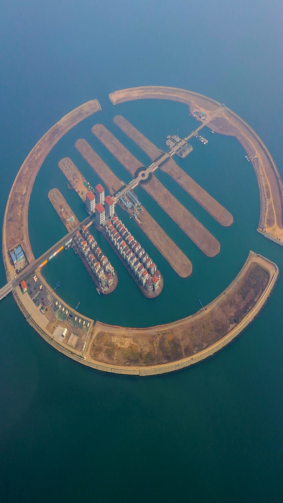 河北填海造陆,打造最美人工岛.