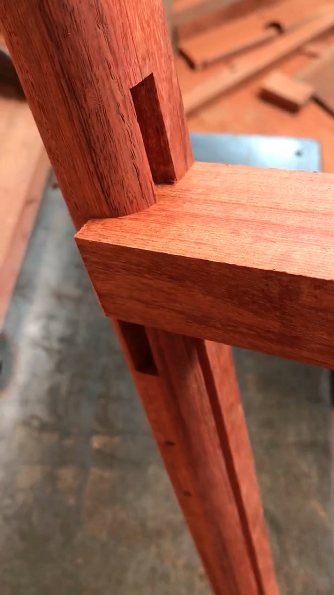 传统榫卯结构之飘肩榫一榫一卯紧密衔接严丝合缝牢固耐用