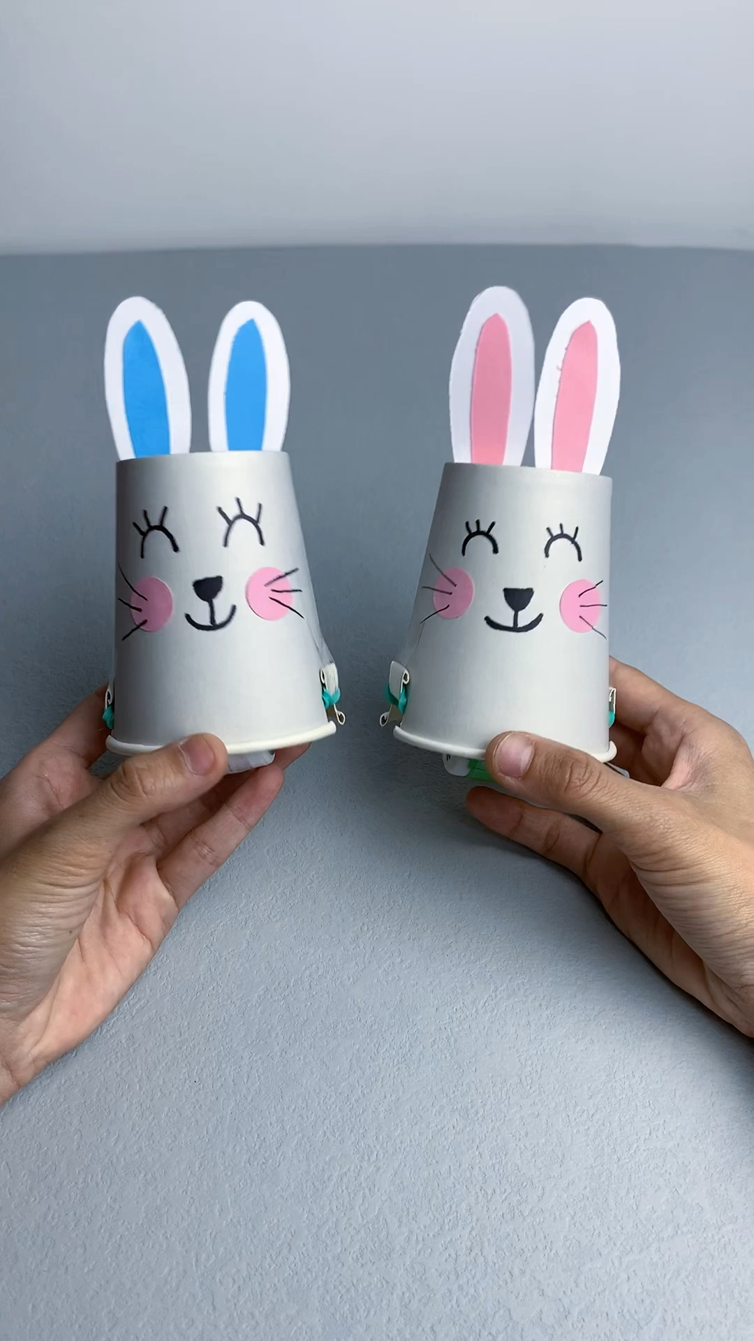 一次性纸杯做兔子方法图片