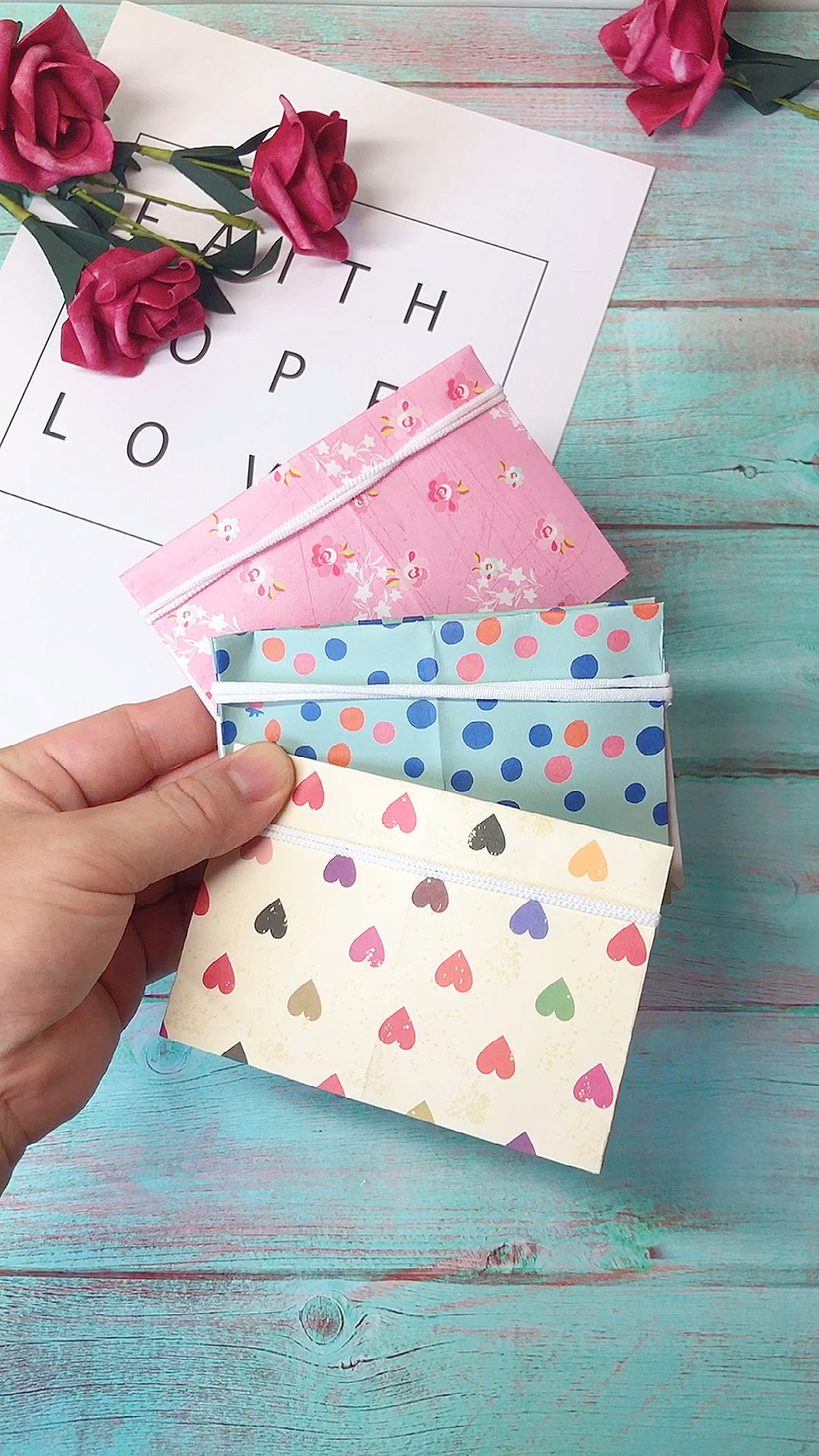 手工折纸不用双面胶折纸就能做的口罩收纳袋简单又实用