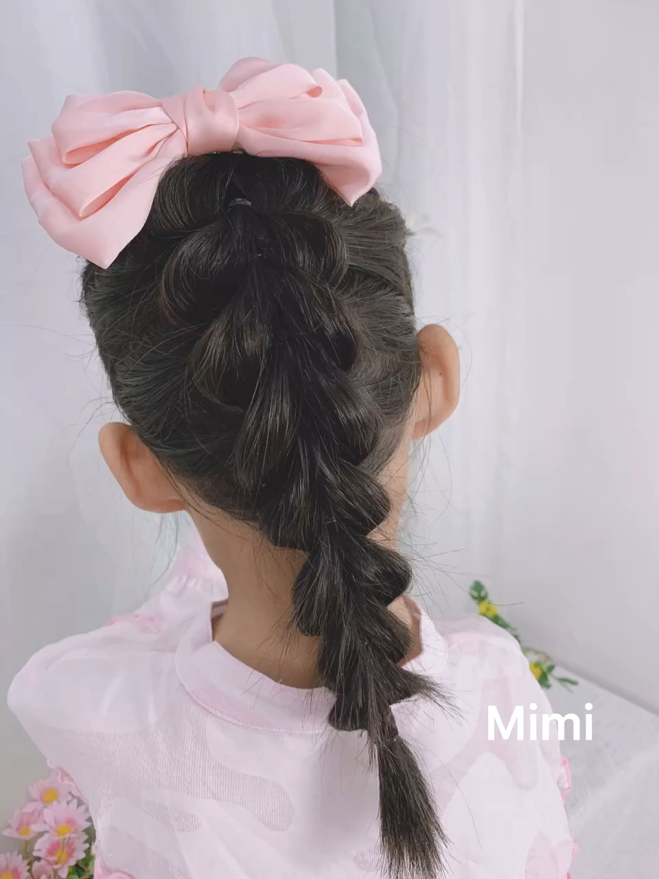 儿童编发#唯美的马尾辫,一起做个安静的美女子吧