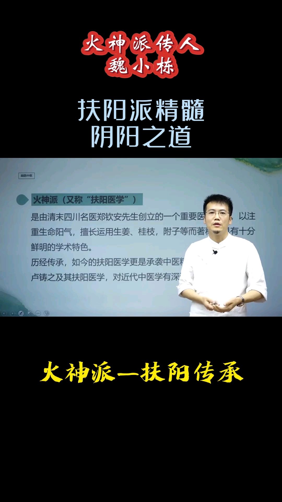 中医健康养生扶阳派精髓阴阳之道