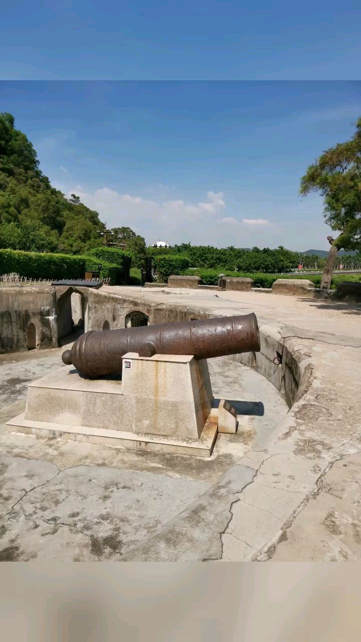 广东虎门镇炮台,清朝时的建筑