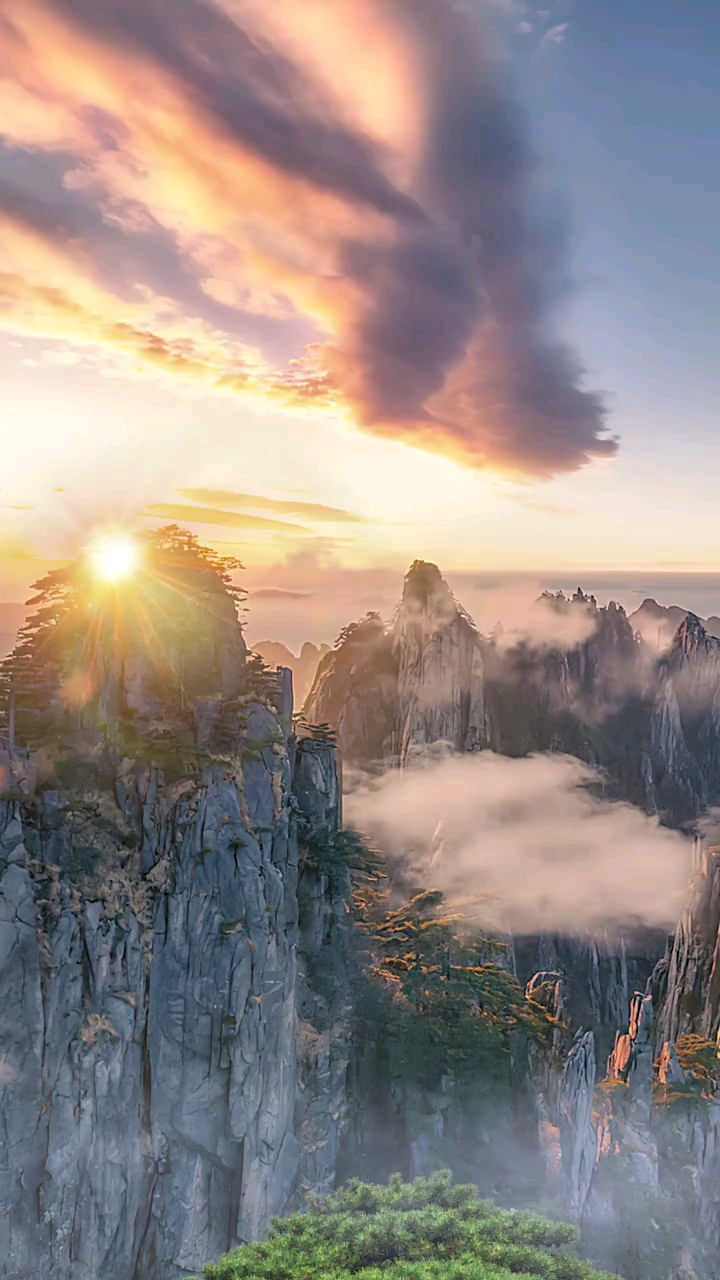 大自然美景你错过的风景我都为你记录下来了等你有时间了去看风景日出