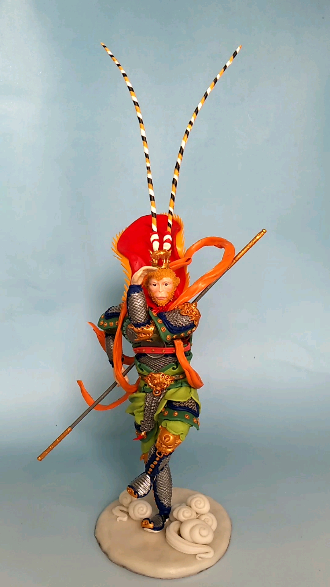 徐真面塑手作订单作品西游记齐天大圣孙悟空