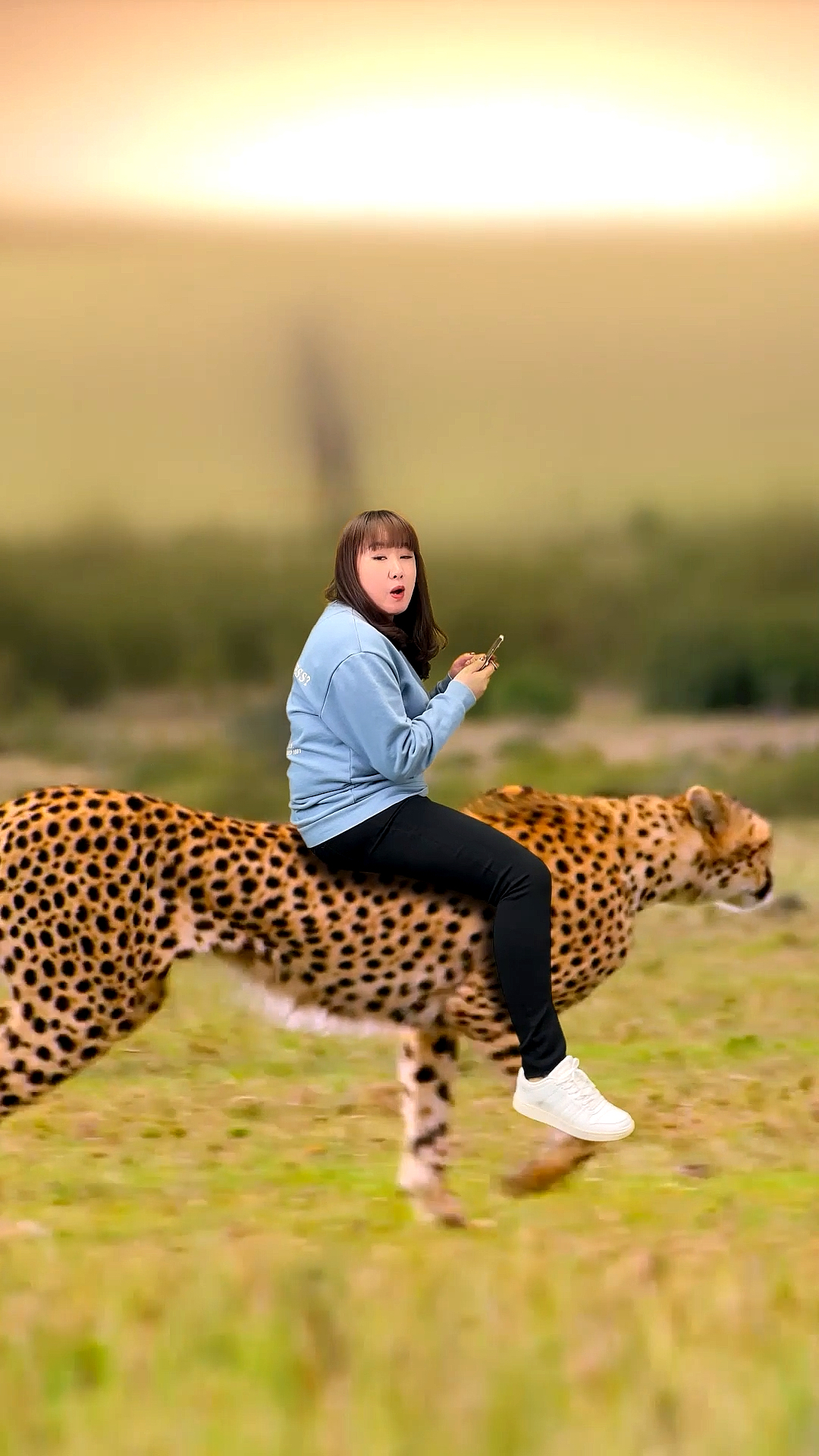 万元奖金争夺赛#骑豹玩手机有谁体验过?