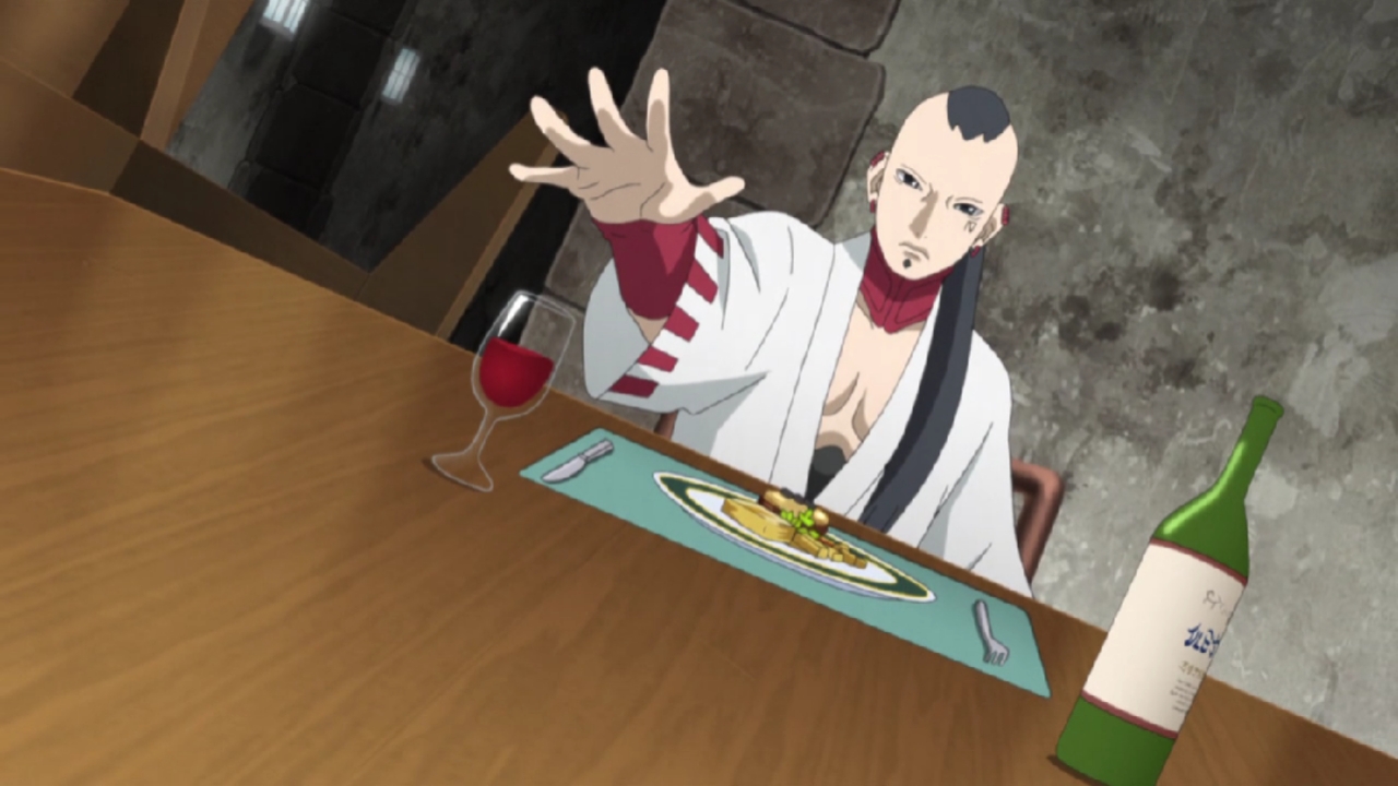 博人传火影忍者新时代迪鲁达一脚踢翻餐桌慈弦淡定施展秘术大黑天