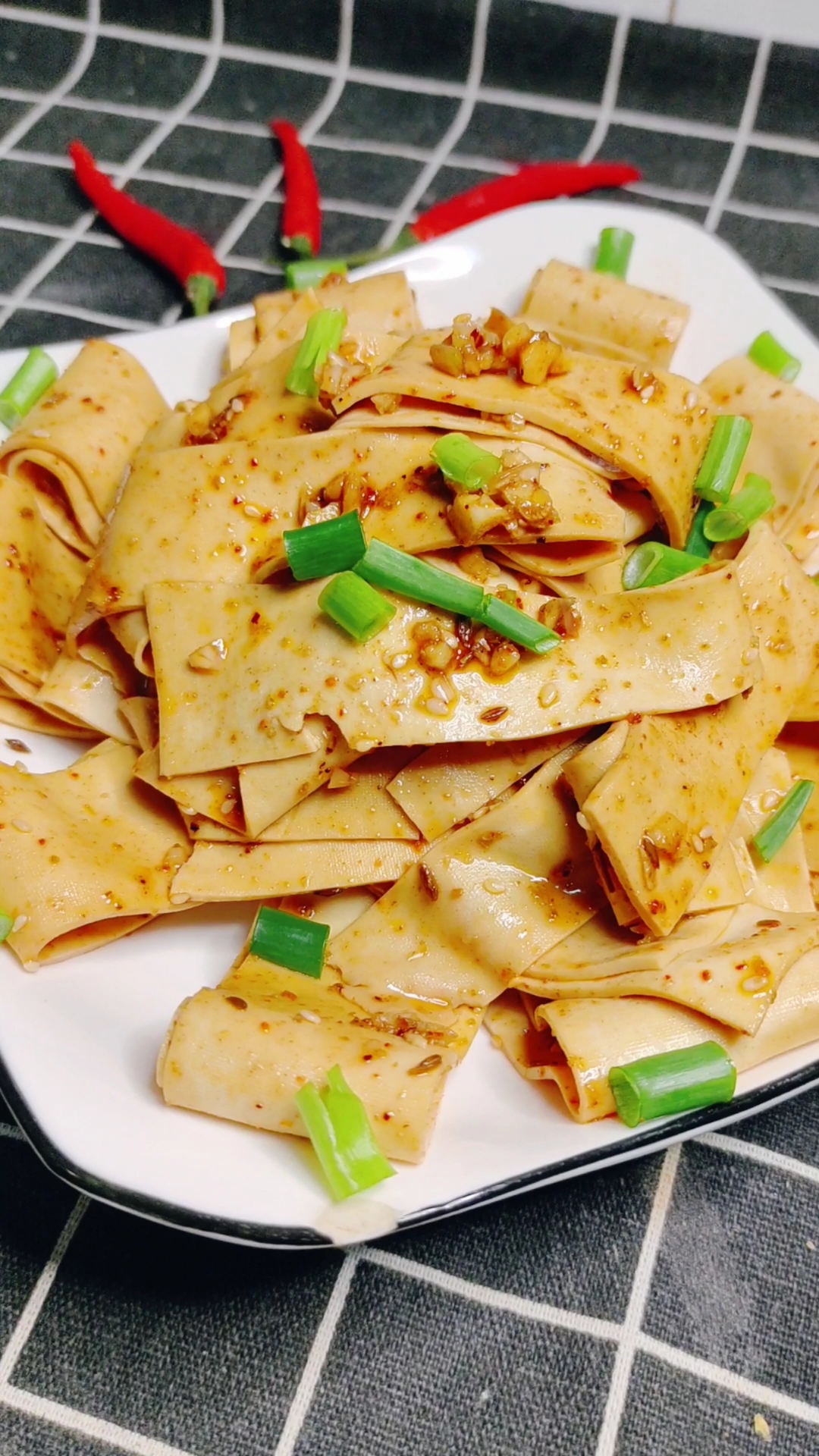 香辣孜然豆腐片