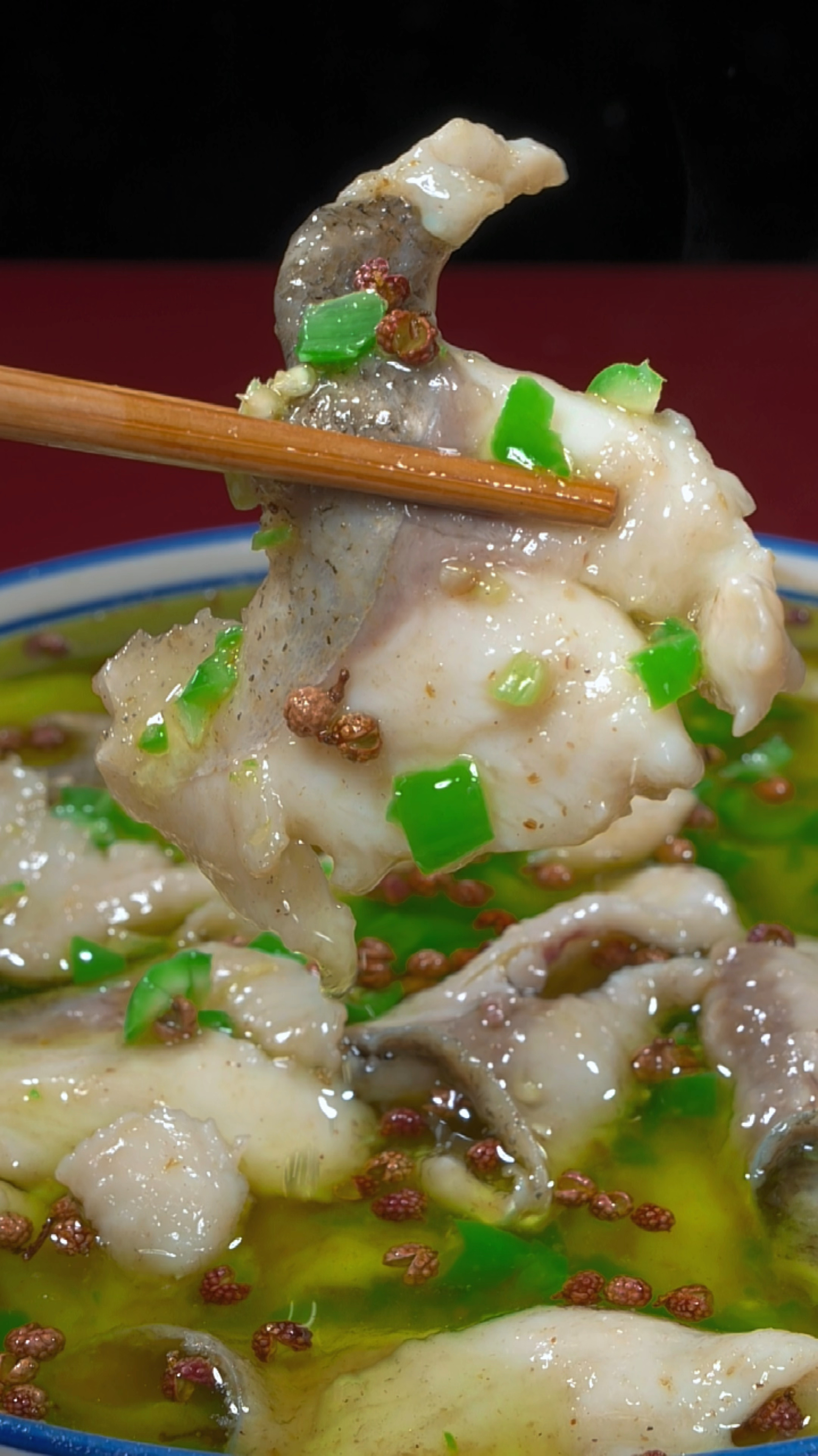 这样做的青花椒鱼鱼肉嫩滑不腥肉质扣弹好吃