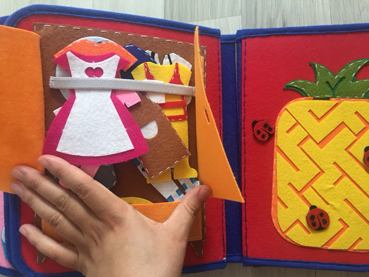 diy早教布书做好了嘿嘿