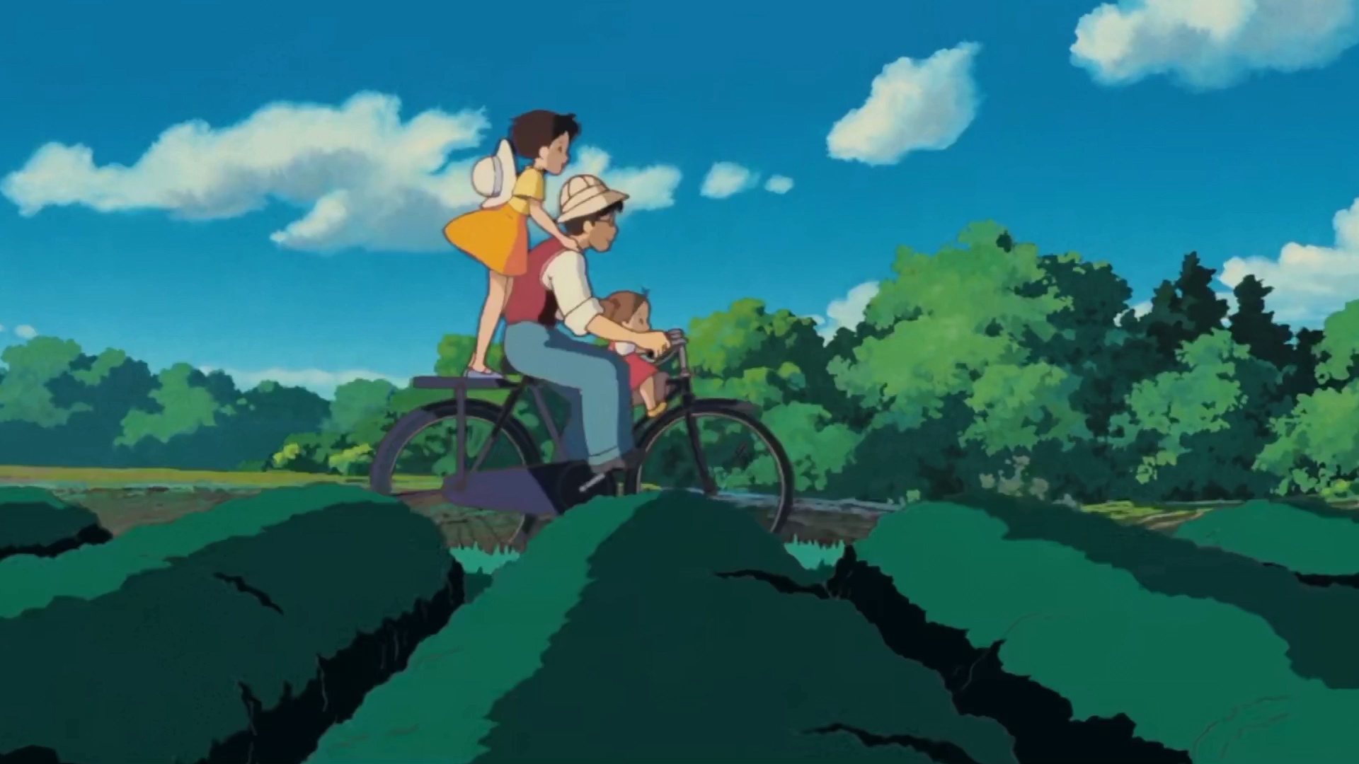 幸福就是一家人开开心心,整整齐齐.#治愈#宫崎骏#龙猫