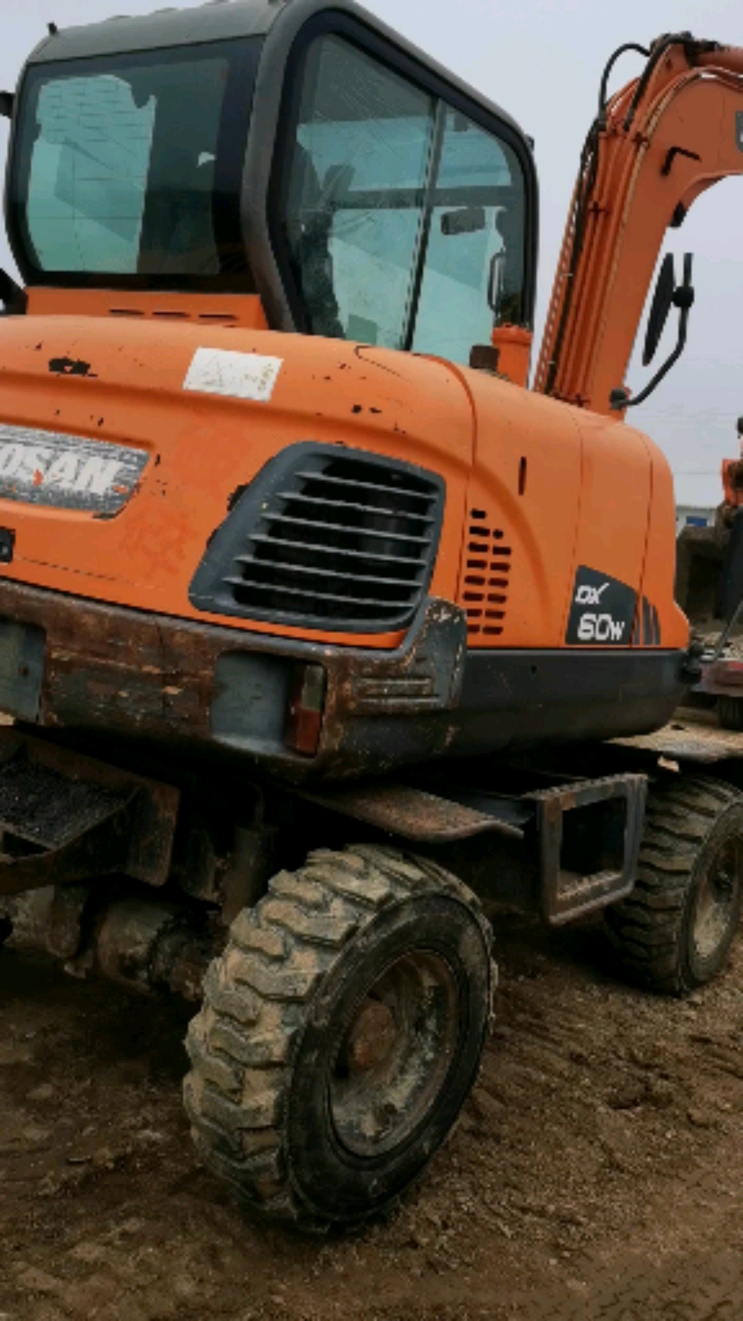 二手挖掘机个人#斗山60轮式二手挖掘机