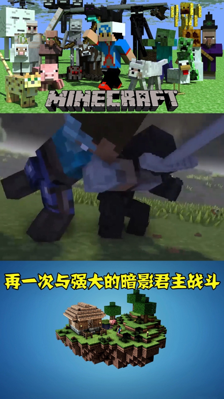 我的世界him与暗影郡主大战受伤了