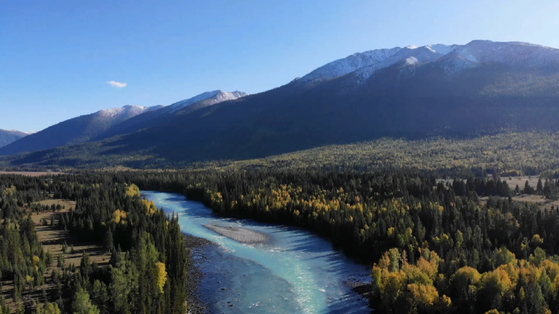 旅游进行时#喀纳斯湖雪山森林你喜欢哪一个