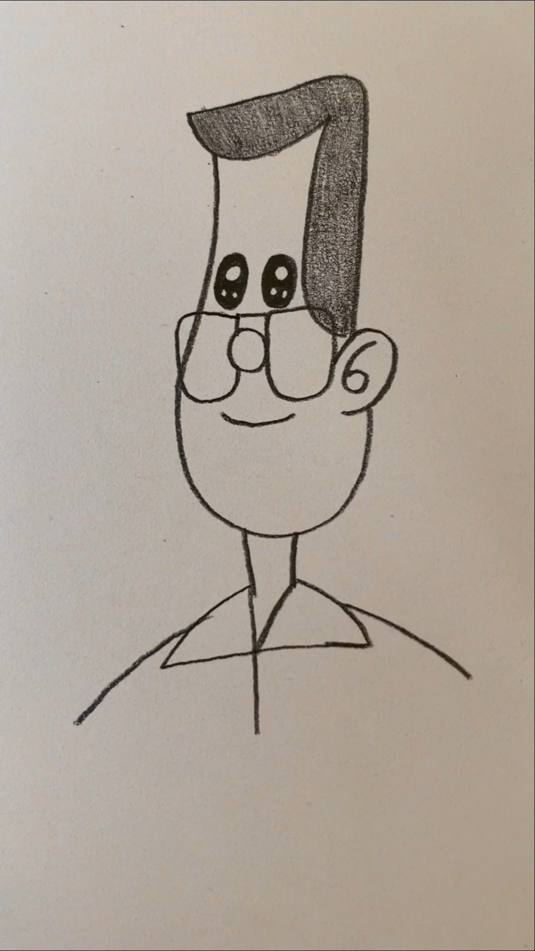 用4567画小头爸爸