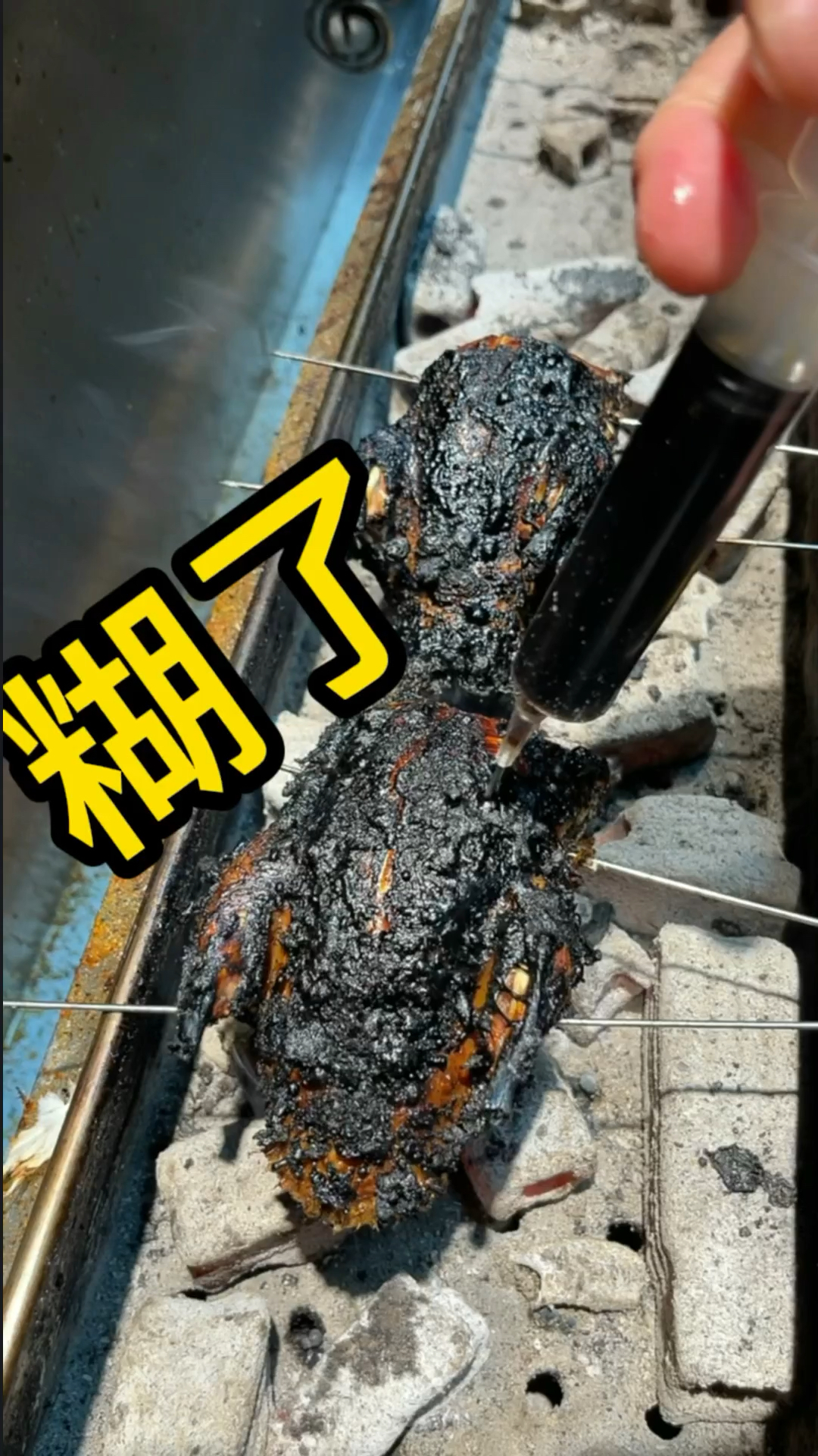 烧烤#这还能吃嘛?这也太糊了