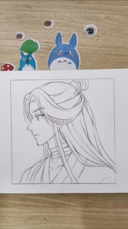 画画教你画天官赐福谢怜起稿你学废了吗