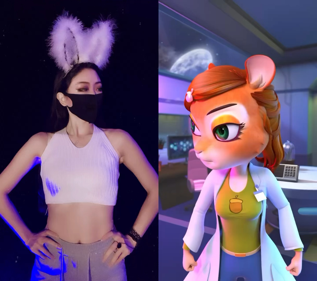 羽儿小姐姐手舞#动漫也抢饭碗了