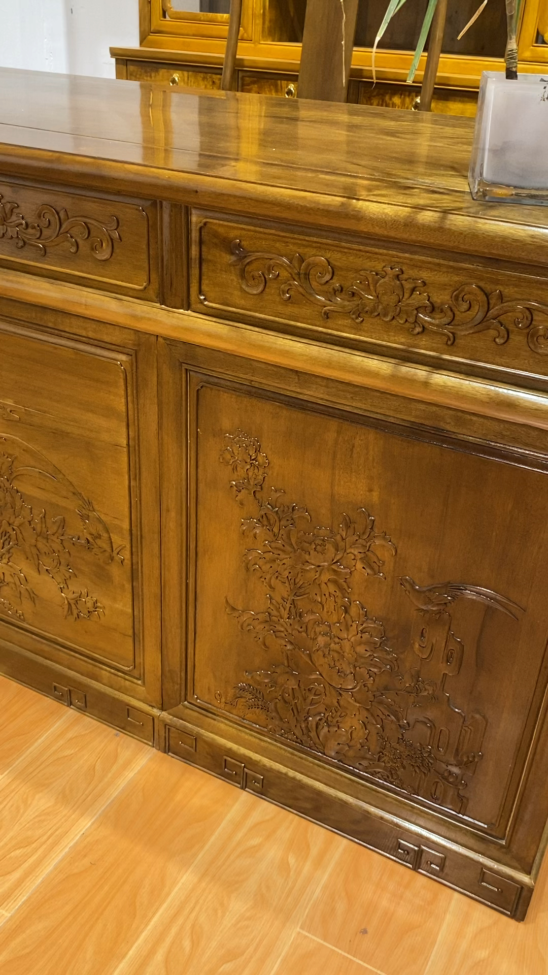 古典红木家具#金丝楠小叶桢楠家具办公桌