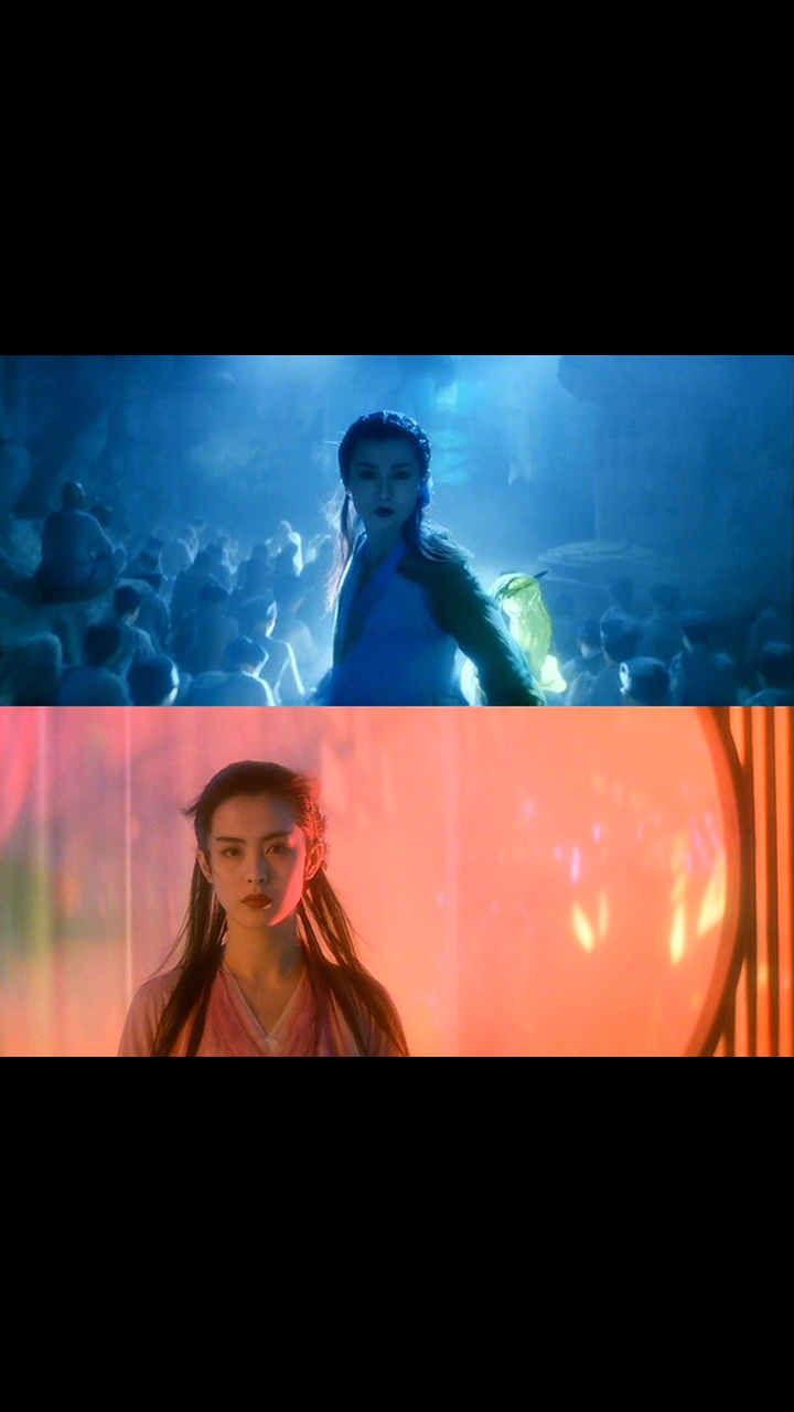 1993年的经典《青蛇》,整个场景美轮美奂,犹如仙境.