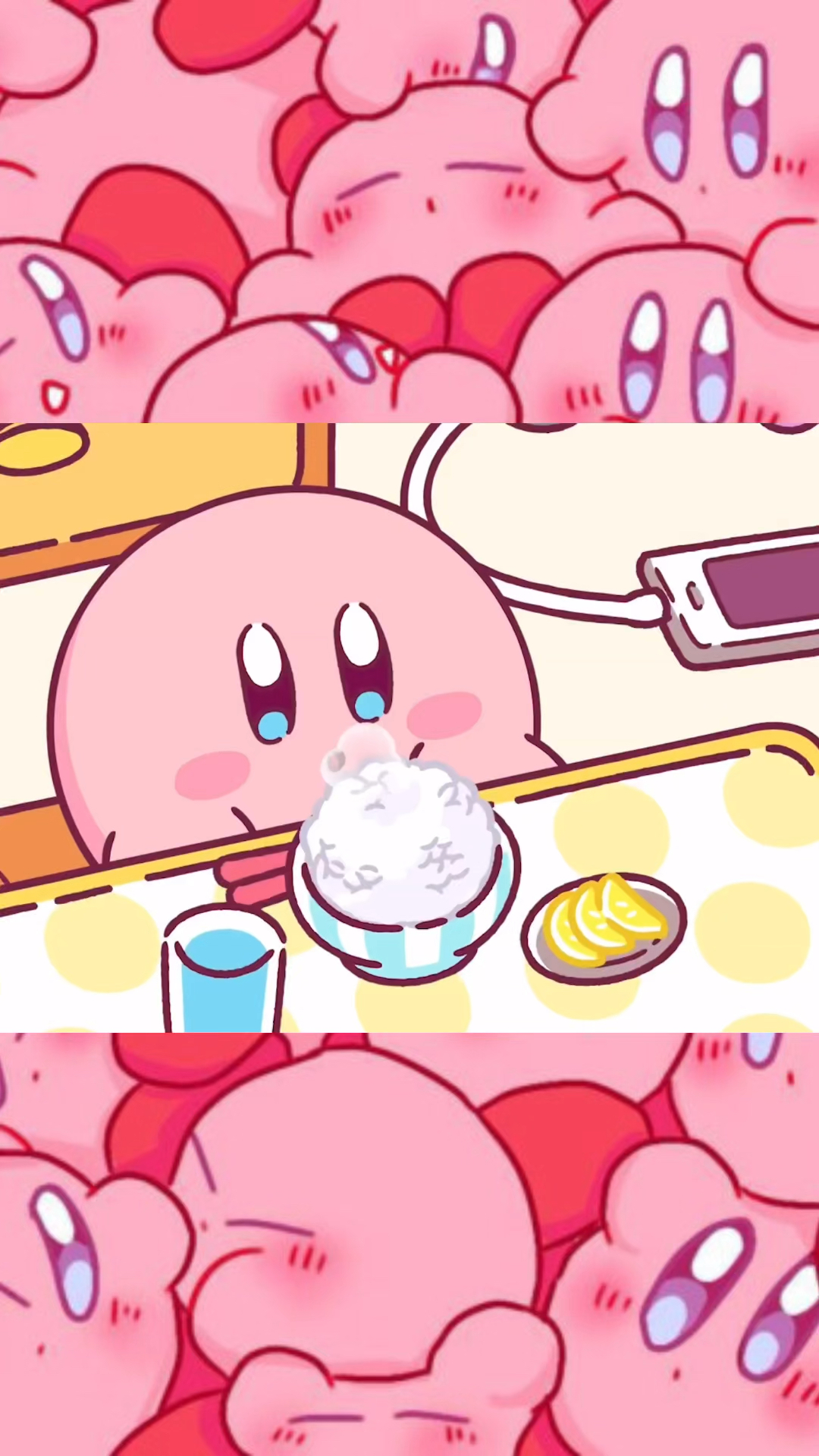 星之卡比#《吃饭的卡比》怎么辣么口爱!