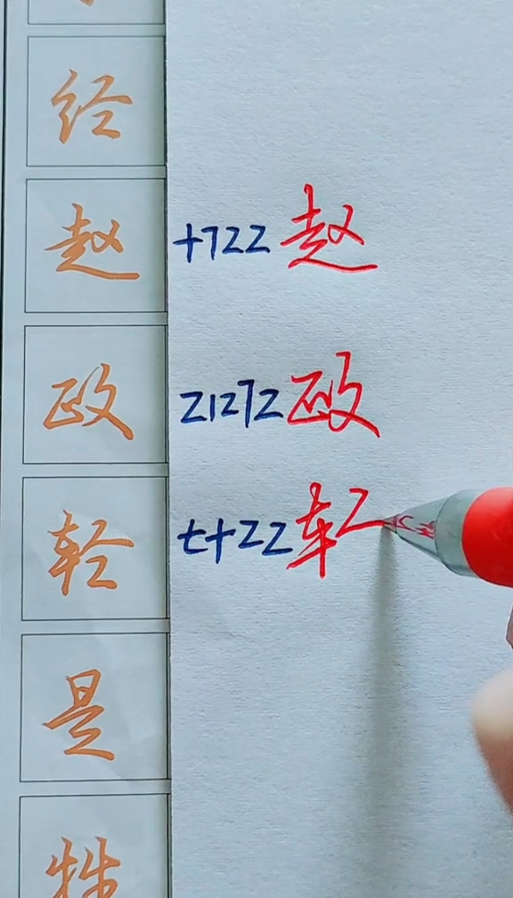 数字行书怎么样写才好看呢?