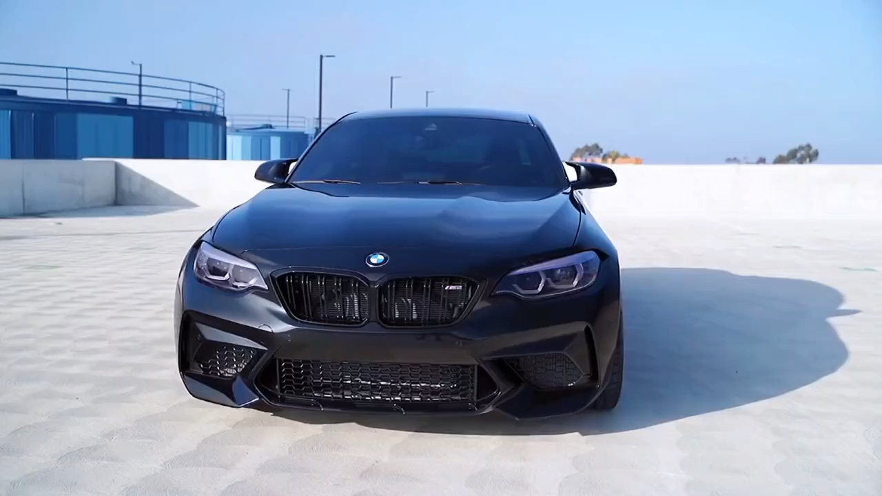 汽车那些事#黑武士宝马m2雷霆版,四出排气,霸气外露!