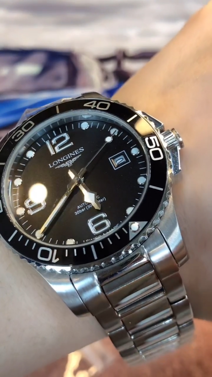 手表#浪琴康卡斯系列腕表欣赏,记录每一秒-度小视