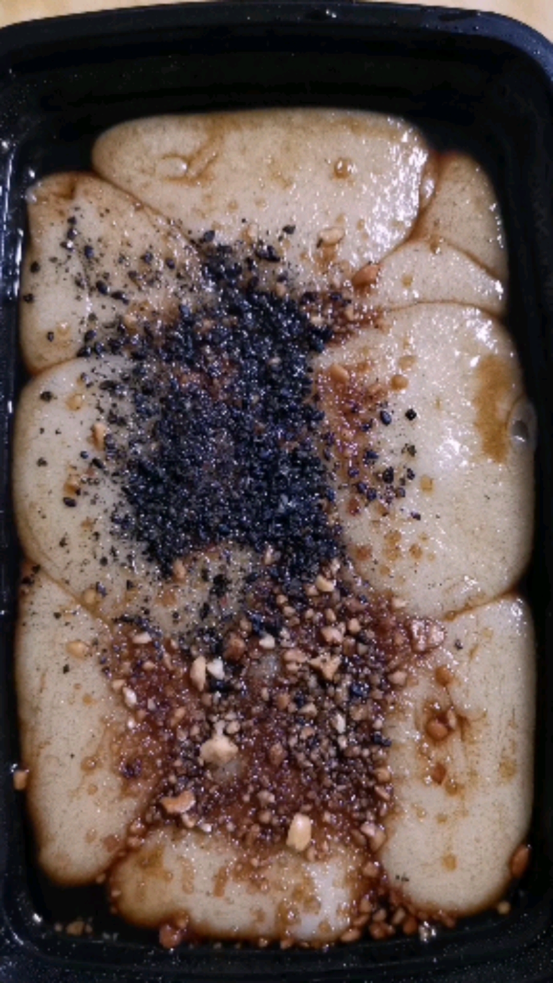 温州小吃红糖麻糍甜甜的味道很好!