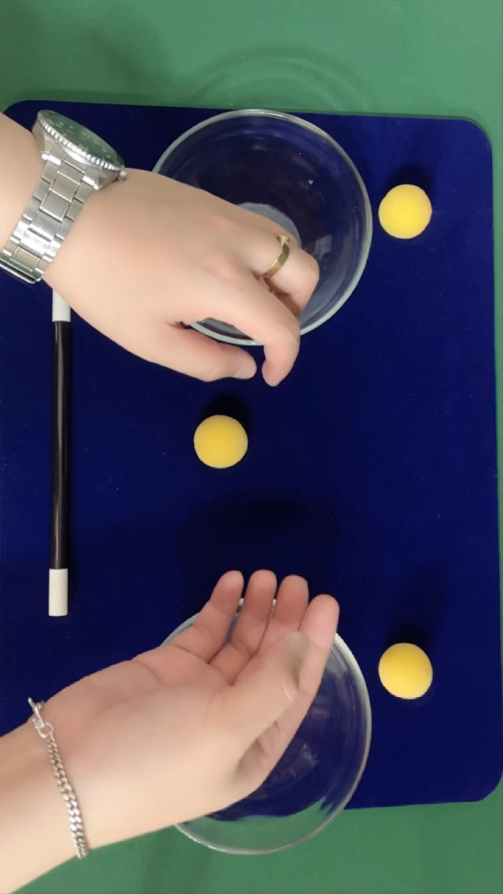 魔术#魔术"三仙归洞"详细慢动作教学