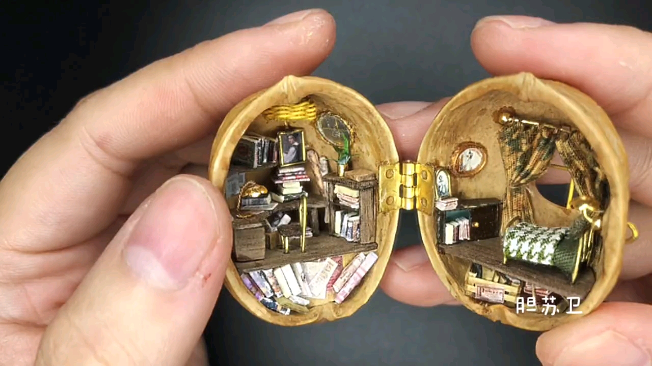 「原创核桃小屋」吃完的核桃不要扔,整整又是一间屋