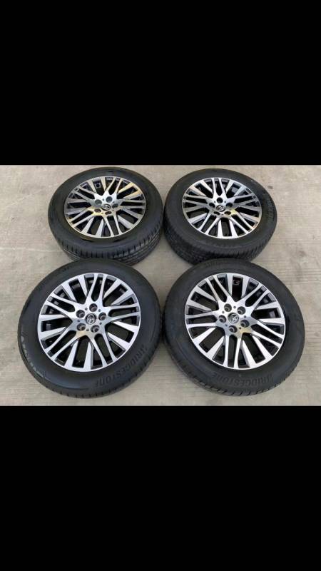 精品拆车轮胎轮毂丰田埃尔法原厂18寸正品拆车一套成色95以上新埃尔法