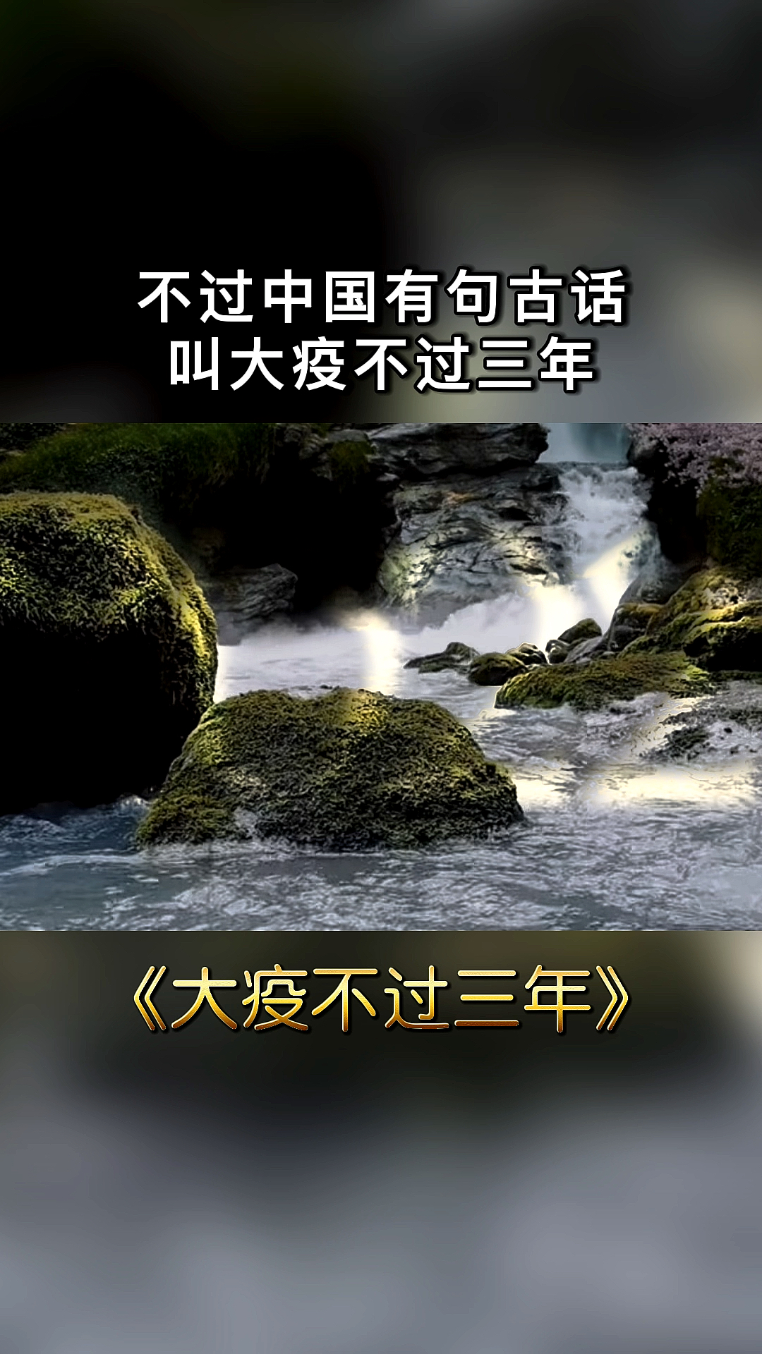 破壳计划古人云大疫大过三年今年正好三年愿古人的话早日应验