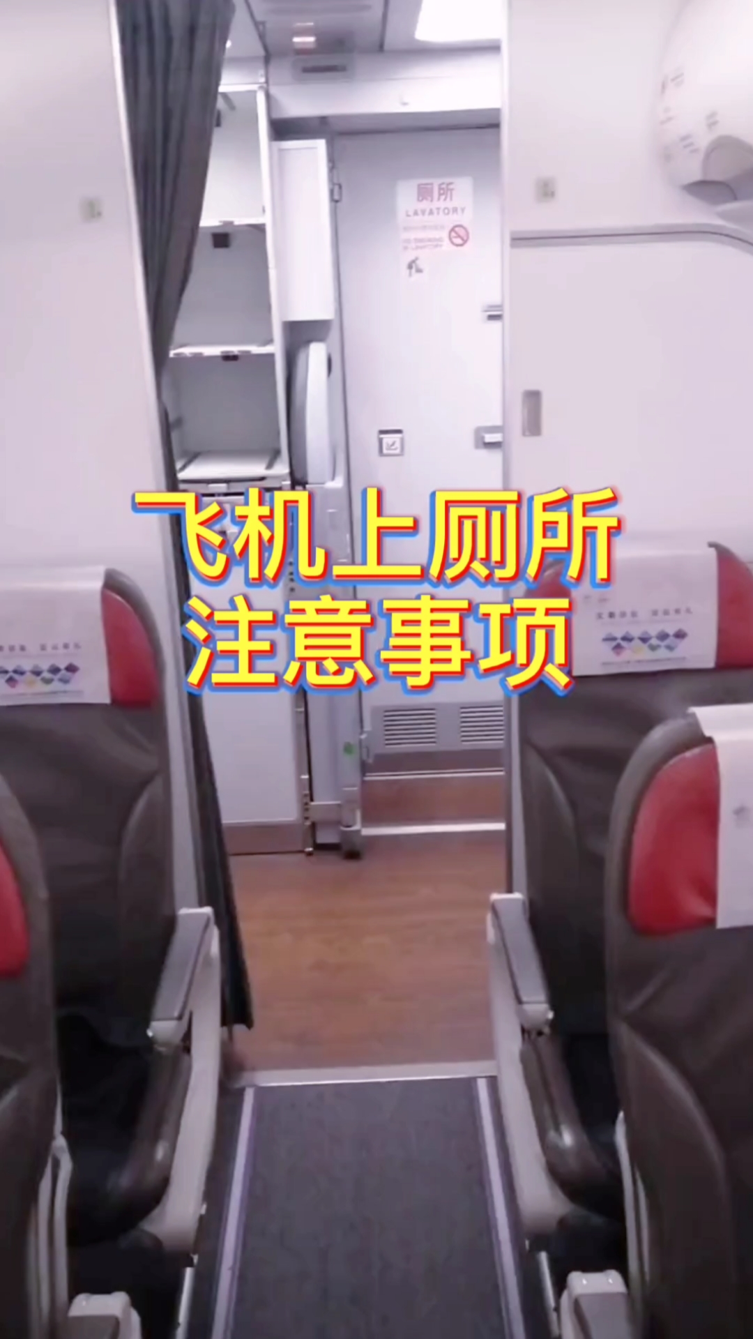 生活小妙招#飞机上厕所的注意事项-全民小视频