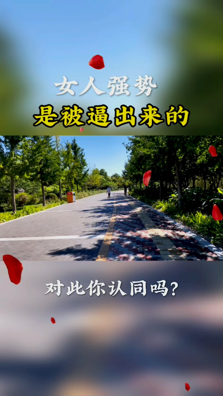 不一样的人生女人强势是被逼出来的对此你认同吗