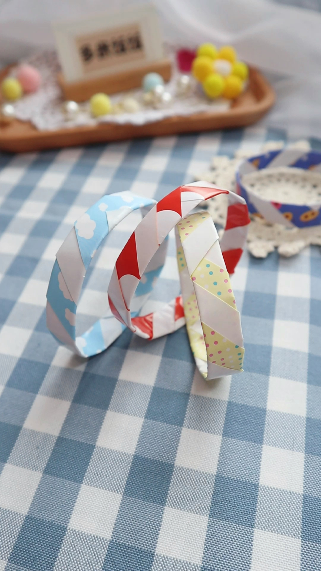 手工制作简单又好看的姐妹小手环集美们get起来你最好的闺蜜是谁呢