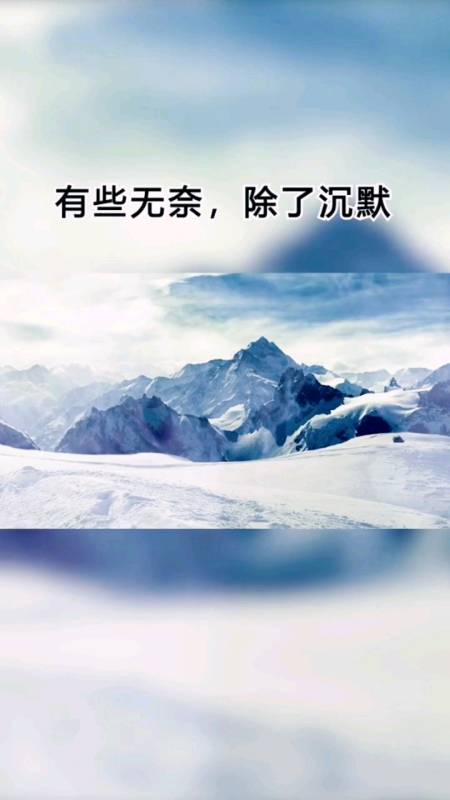 情感故事#有些无奈,除了沉默