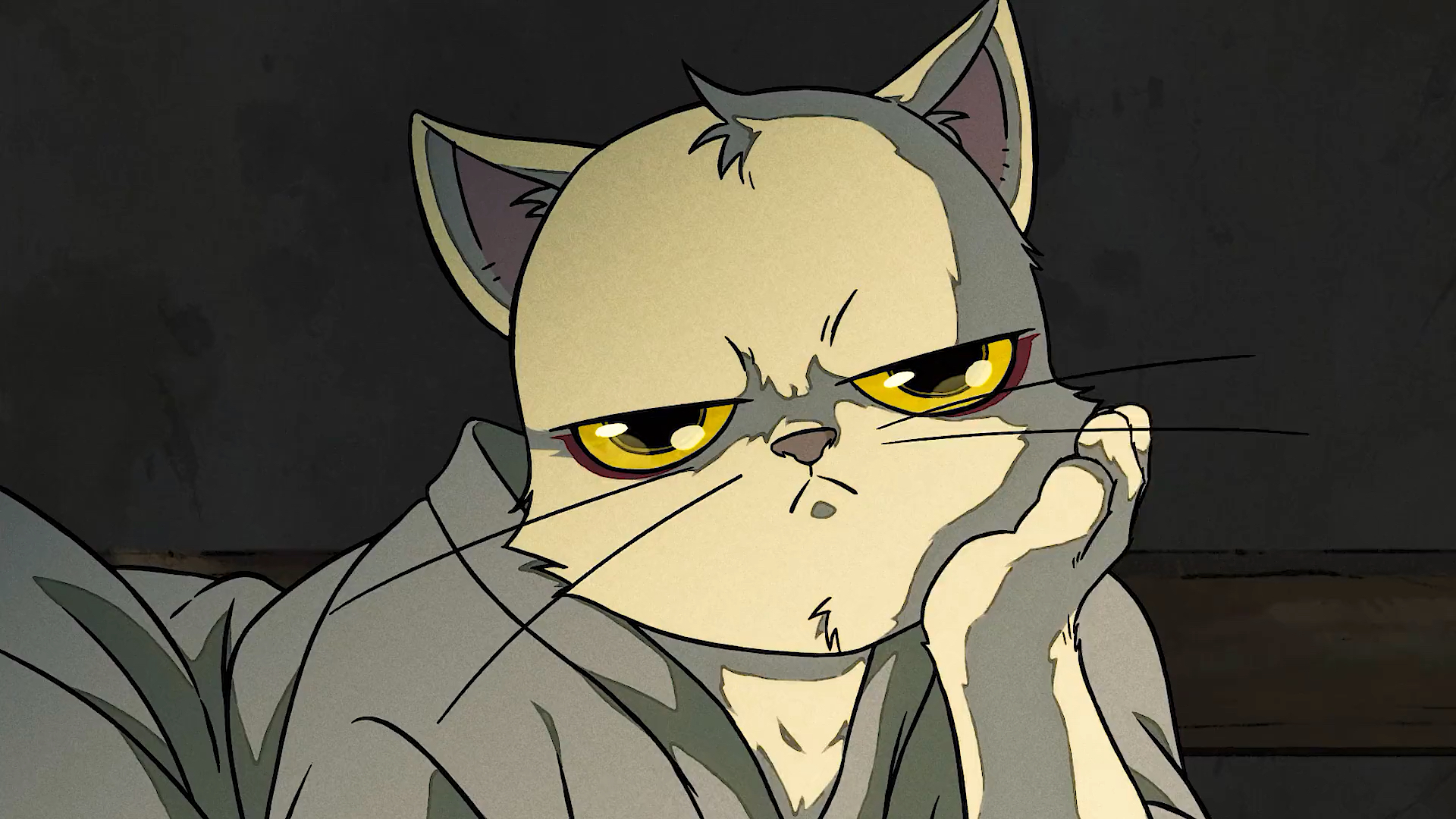 动漫#陈拾和猫爷的欢乐生活