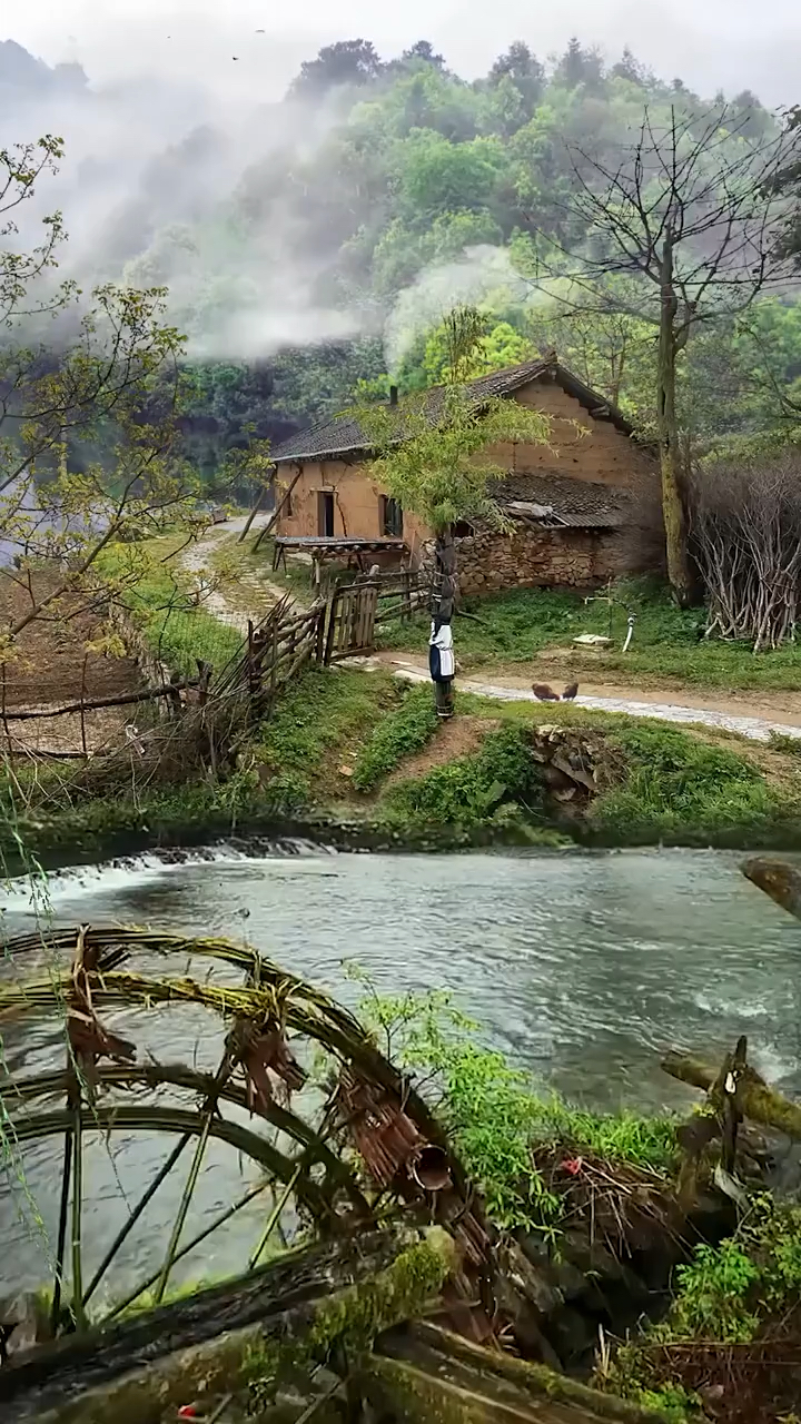 隐居田园间,悠闲自在