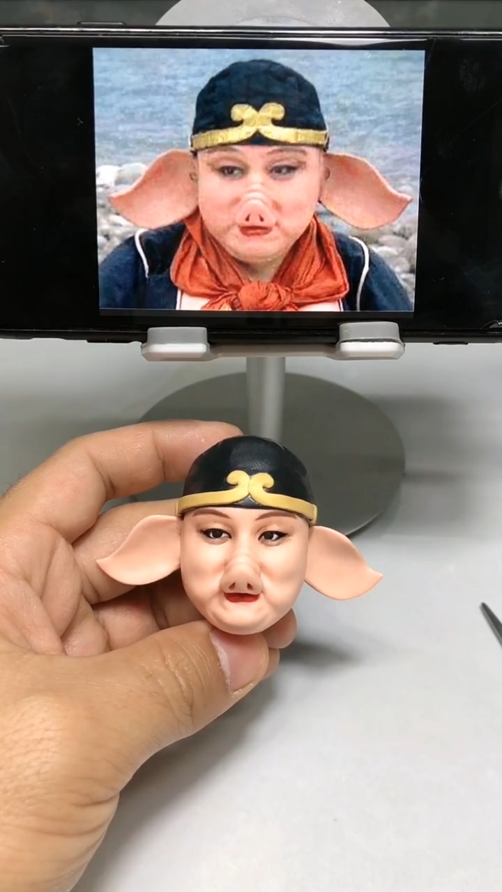 我的新身份#手工塑造经典-猪八戒