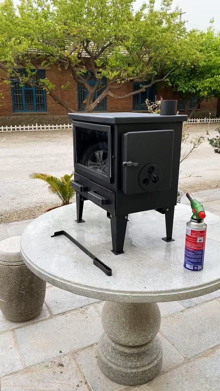 全民最牛手艺人#云峰出品迷你版户外露营多功能柴火炉壁炉-全民小