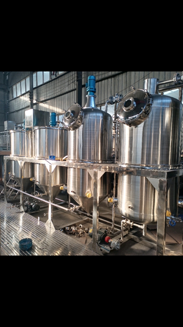 精炼油设备#整套小型食用油厂加工生产设备,精炼油设备,脱磷,退酸