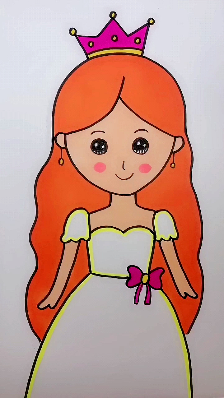 我要上热门#新娘子简笔画