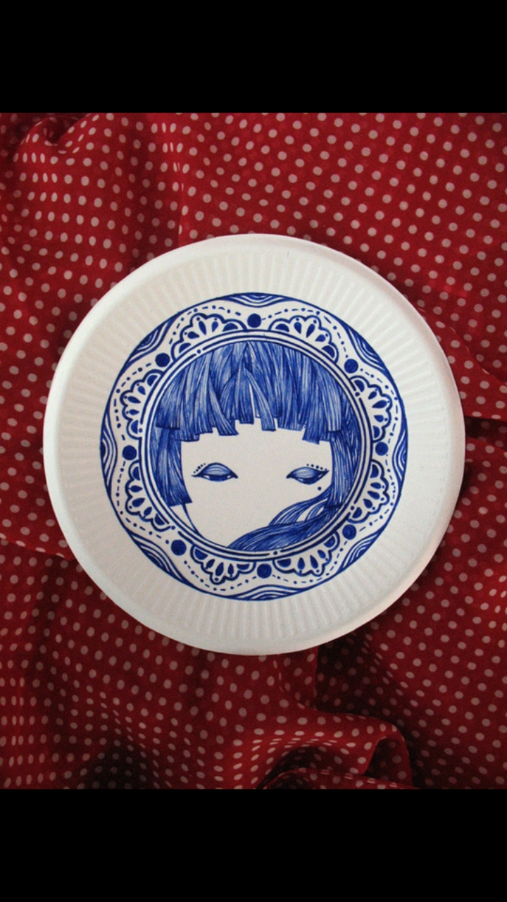 艺术创作动物纸盘